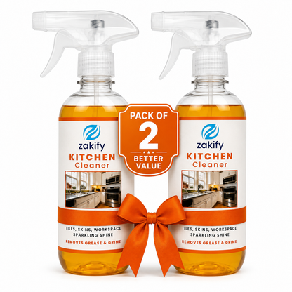 Zakify Kitchen Cleaner Spray – Pack of 2 | Powerful Grease & Grime Remover