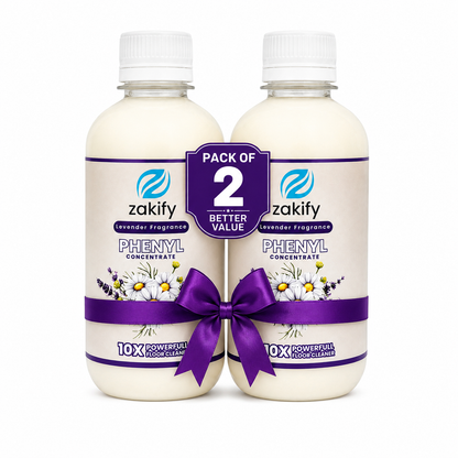Zakify Lavender Phenyl Concentrate – Pack of 2 | 10X Powerful Floor Cleaner