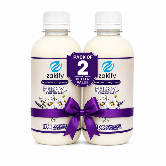 Zakify Lavender Phenyl Concentrate – Pack of 2 | 10X Powerful Floor Cleaner