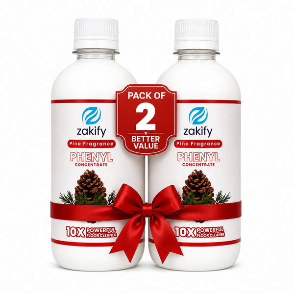 Zakify Pine Phenyl Concentrate – Pack of 2 | 10X Powerful Floor Cleaner